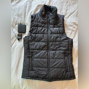 Ororo Men's Black Heated Vest (w/battery pack)